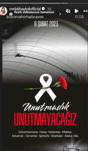 Melek Baykal 6 Şubat