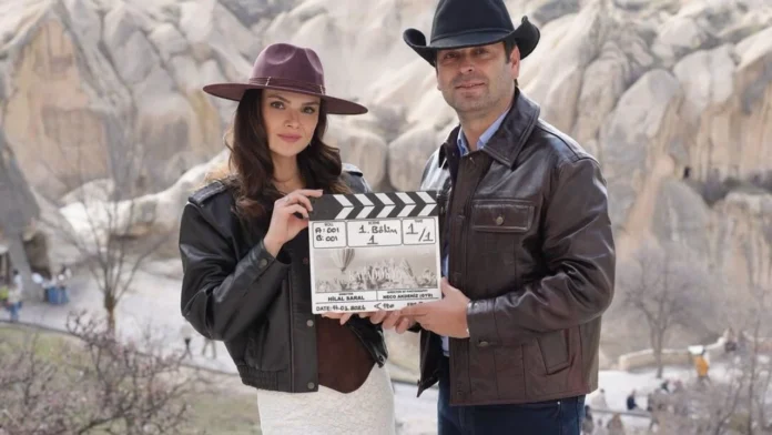 Sinem Ünsal ve Ozan Akbaba Kapadokya’da Mini Dizi Çekimlerinde