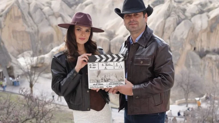 Sinem Ünsal ve Ozan Akbaba Kapadokya’da Mini Dizi Çekimlerinde
