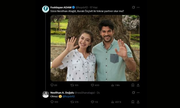Neslihan Atagül’den Burak Özçivit Sorusuna Net Yanıt