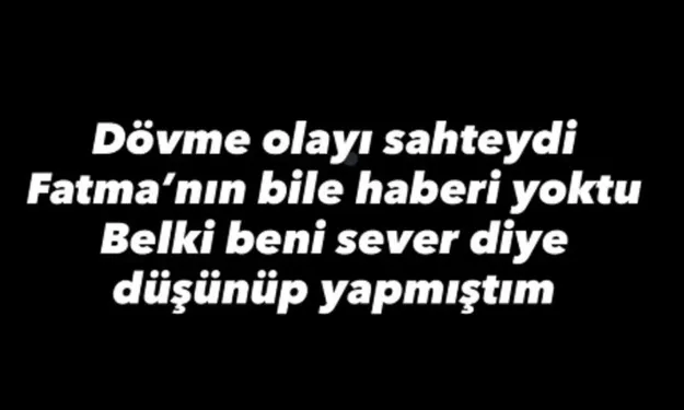 dövme olayı sahteydi