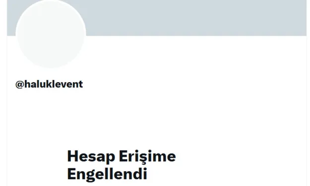 Haluk Levent Hesabıne Erişim Engeli