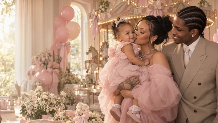 Rihanna’nın Minik Rocki’si Bir Yaşında!