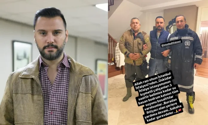 Alişan İtfaiye Ekibine Teşekkür Etti