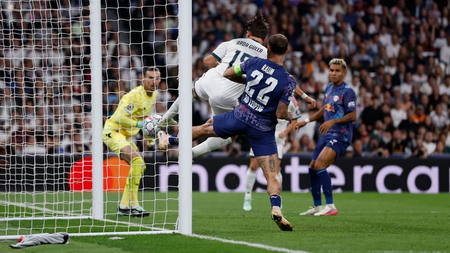 Arda Güler Mbappe golü çizgide tamamladığı an