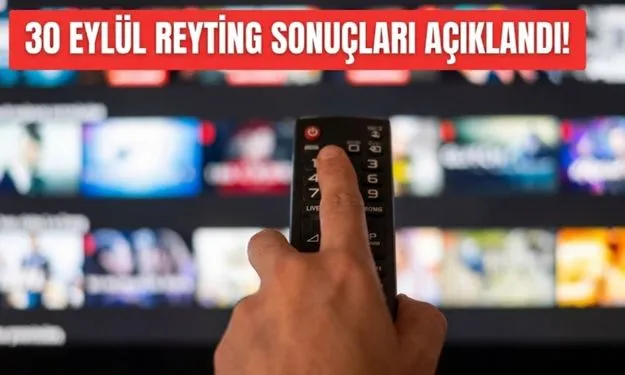 30 Eylül Çarşamba Reyting Sonuçları