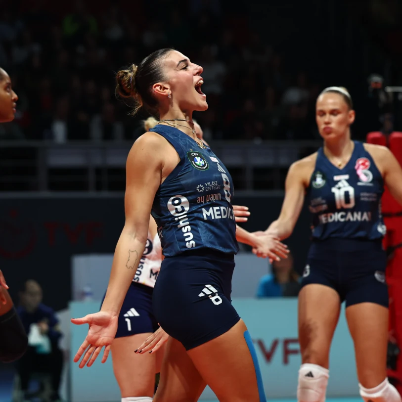 Melissa Vargas’ın pasörü Alessia Orro maç sırasında